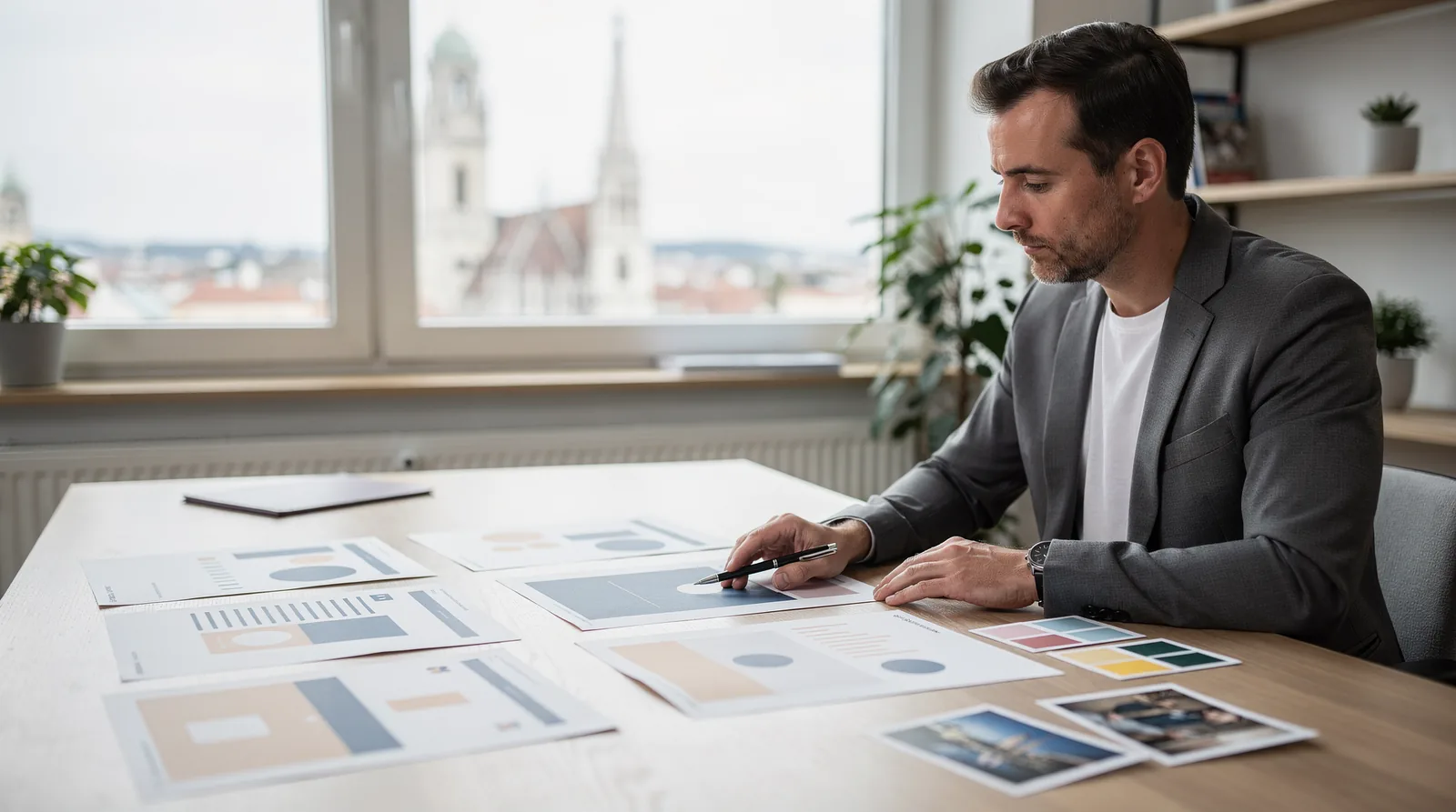 Eine gute Agentur arbeitet eng mit Ihnen zusammen, um Ihre Vorstellungen in eine ästhetisch und